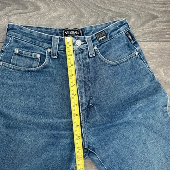 Versace Couture Vintage High Waist Denim Jeans - Picture 11 of 13